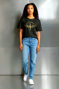 U.S. AIR FORCE — US Air Force Gold Propeller | Premium Tee — Black
