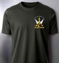 Military/Legacy — US Air Force Gold/Silver Wings | Premium Tee — OD Green