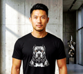 Canine Cartel American Bully | Ink Portrait Tee — Black