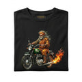 2 Tires & A Monk — Triumph Bonneville Graphic Tee | Appalachian Monk Collection | Flytanic OG Wear
