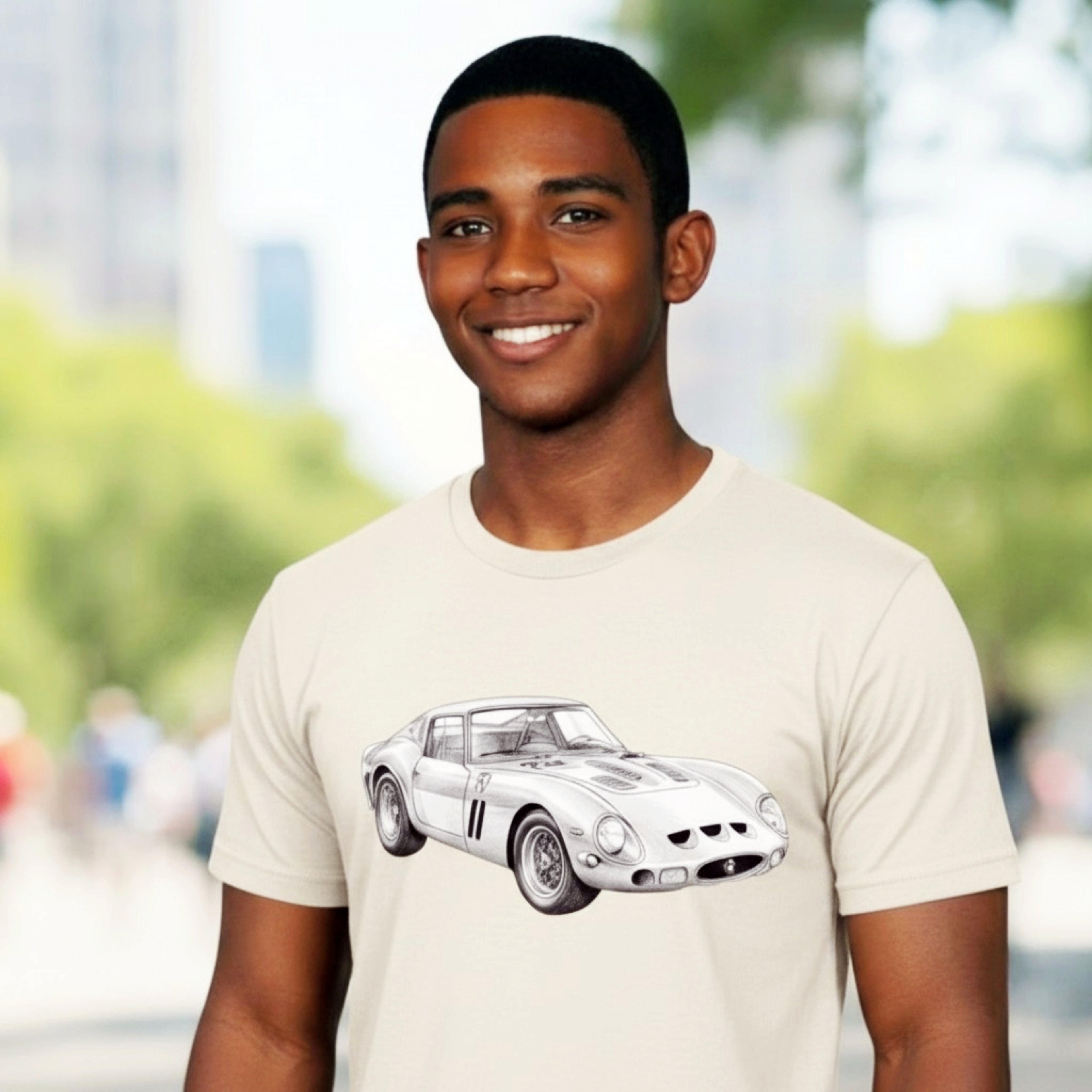 Cool Whyps — Ferrari Classic Pencil Art | Premium Tee