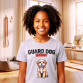 Canine Cartel — Guard Dog Energy | Premium Tee — Heather Grey
