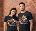 2 Tires & A Monk — Monk & Monkette Honda Gold Wing Graphic Tee | Couples Biker Tee | Flytanic OG Wear