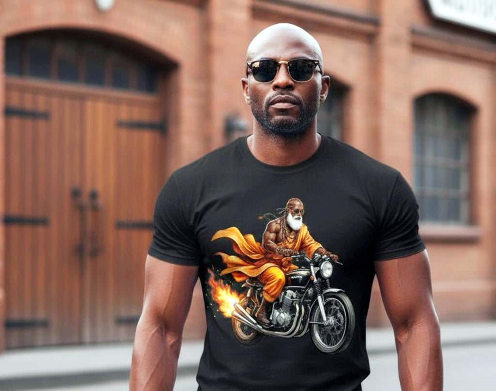 2 Tires & A Monk — Honda CB750 Graphic Tee | Biker Monk Collection | Flytanic OG Wear