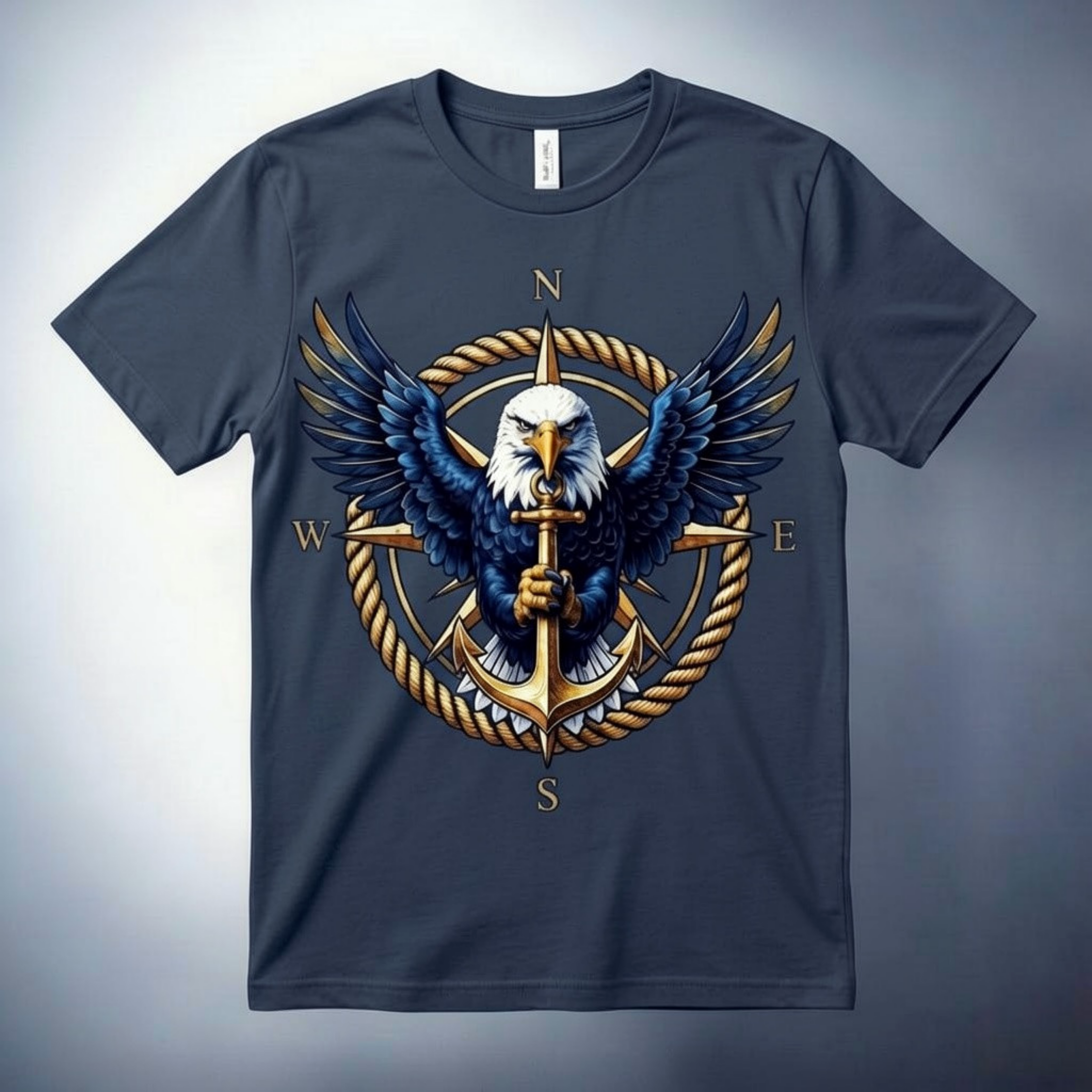 Flytanic U.S. Navy Eagle Compass Anchor Tee