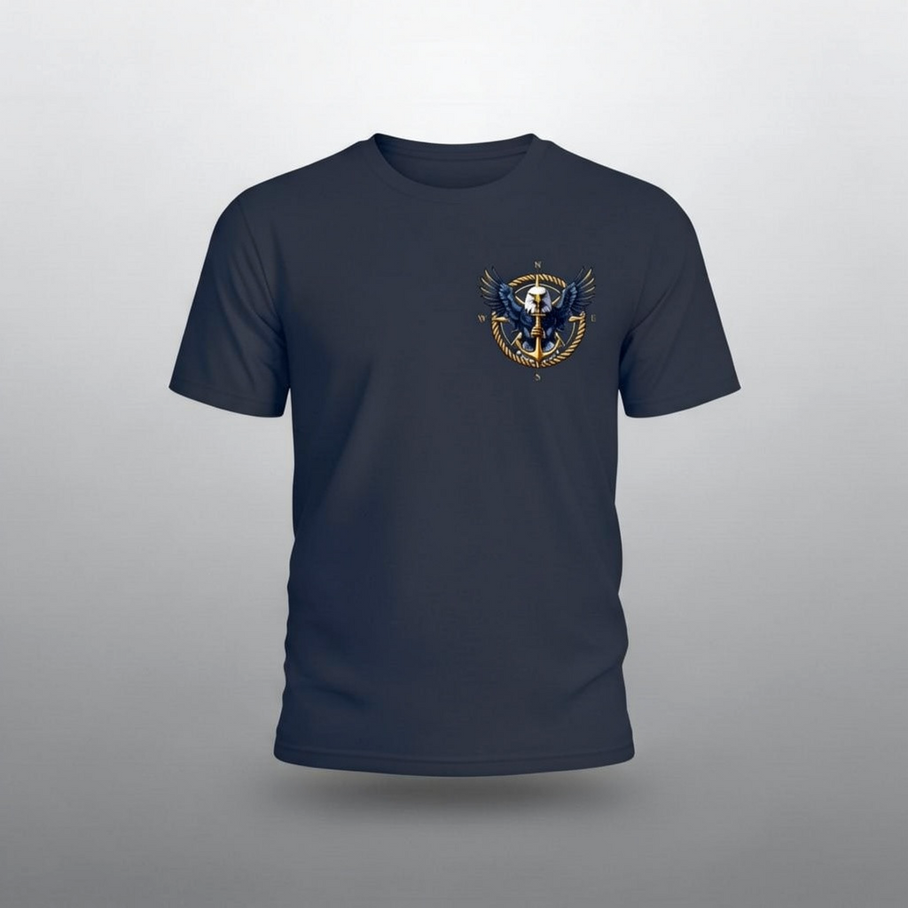 Flytanic U.S. Navy Eagle Compass Anchor Tee