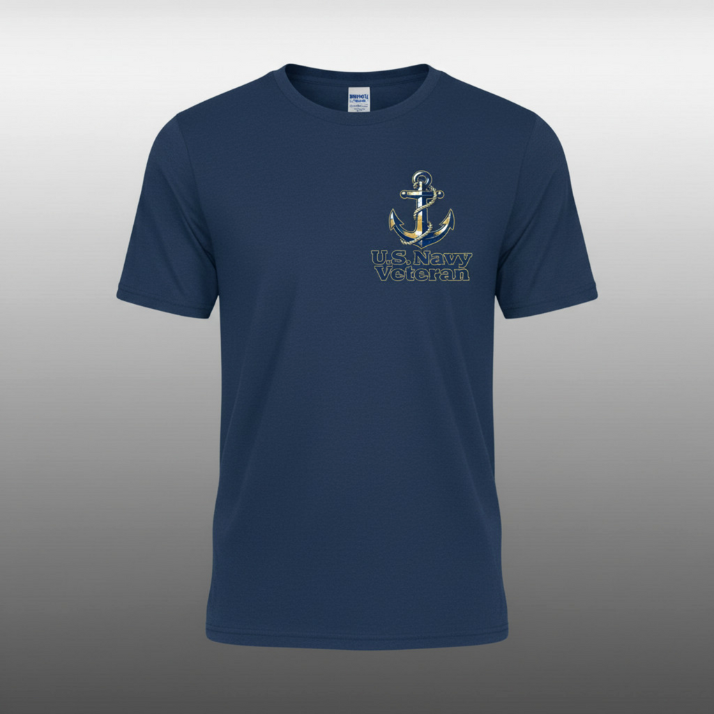 Flytanic U.S. Navy Veteran Anchor Tee