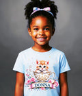 Flyght Cadets Teacup Series — Personalized Girls Tee | Custom Name | Adorable Animal GraphicAnimal Graphic (Copy)