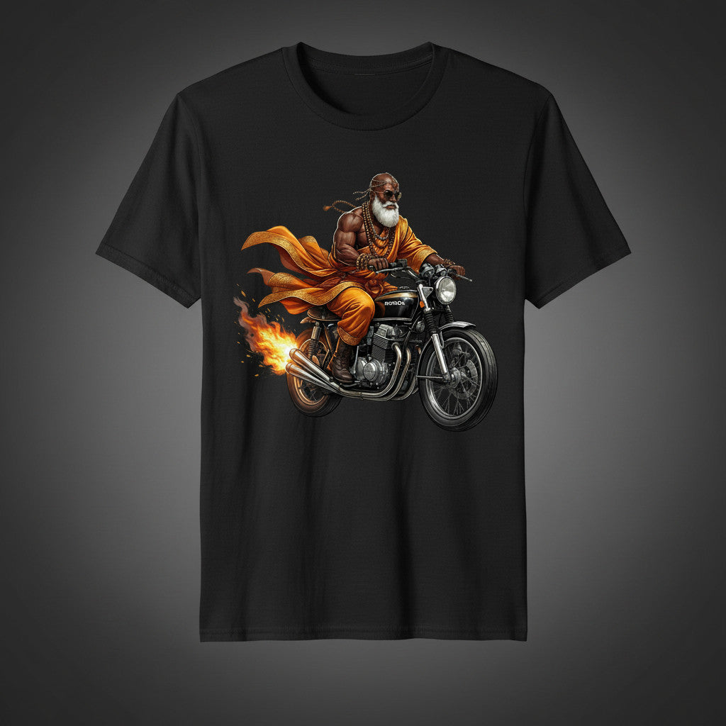 2 Tires & A Monk — Honda CB750 Graphic Tee | Biker Monk Collection | Flytanic OG Wear