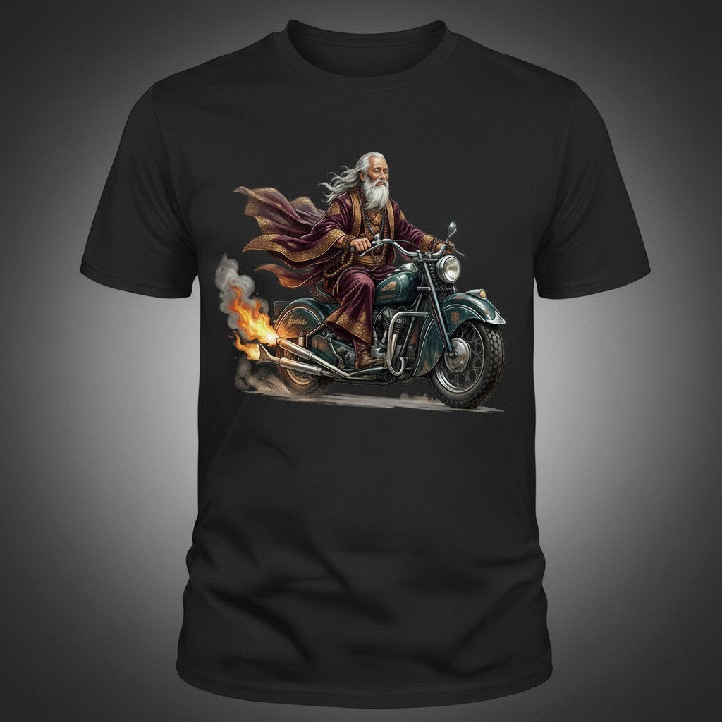 2 Tires & A Monk — Indian Chief Graphic Tee | Elder Monk Collection | Flytanic OG Wear